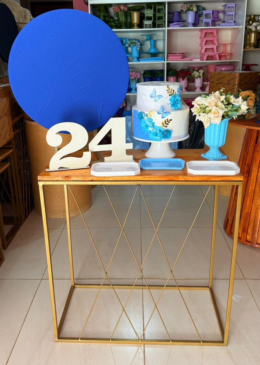 Festa Na Mesa Azul Escuro   + Mesa G   - suh pegue monte 
