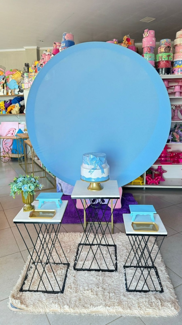Azul Bebe  + Trançada  Preta - suh pegue monte 