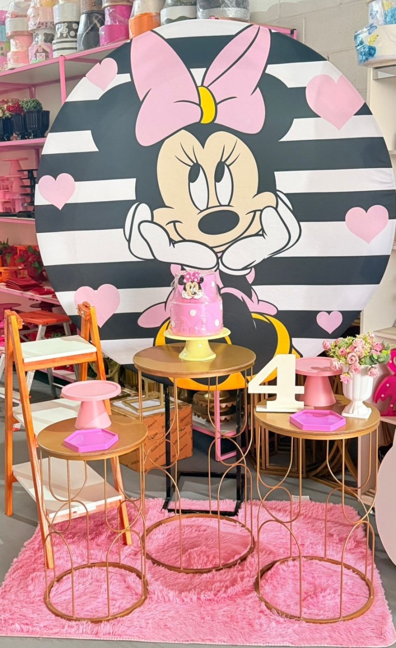Minnie Rosa 2 + Mesas Bj Luxo  - suh pegue monte 