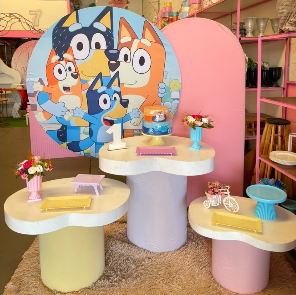 Bluey + Romano Rosa + Organicos (Menina) - suh pegue monte 