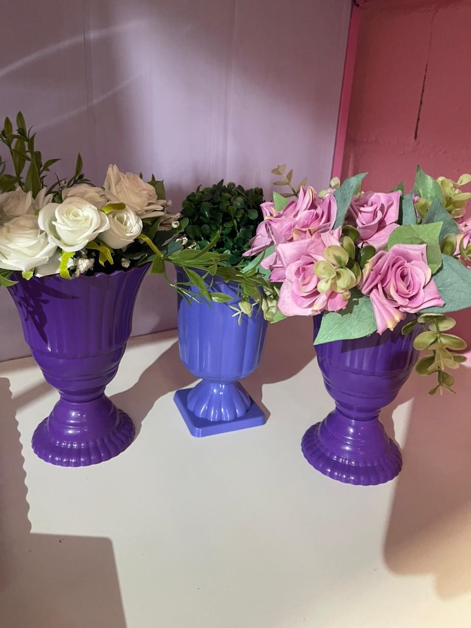 Vasinho Roxo Com Buchinha/Flor        - suh pegue monte 