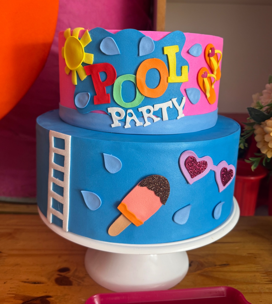 Bolo Fake Pool Party - suh pegue monte 