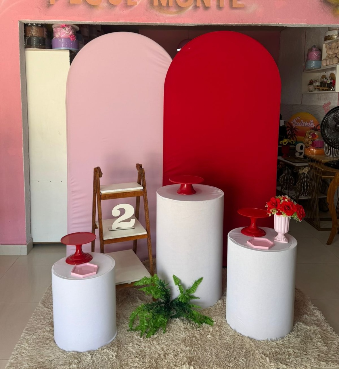 Romano Rosa Bebe E Vermelho + Escadinha - suh pegue monte 