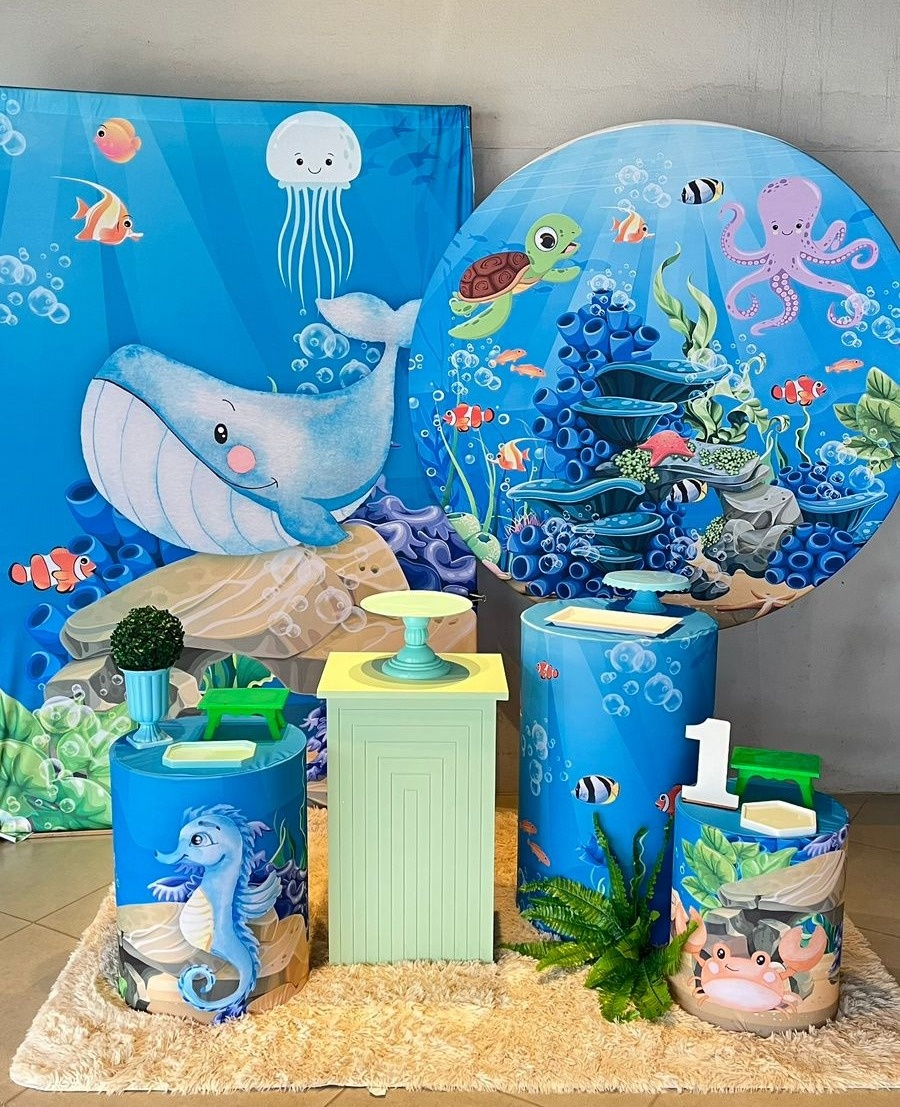  Fundo Do Mar Menino +Retangular+ Bomber  M  - suh pegue monte 