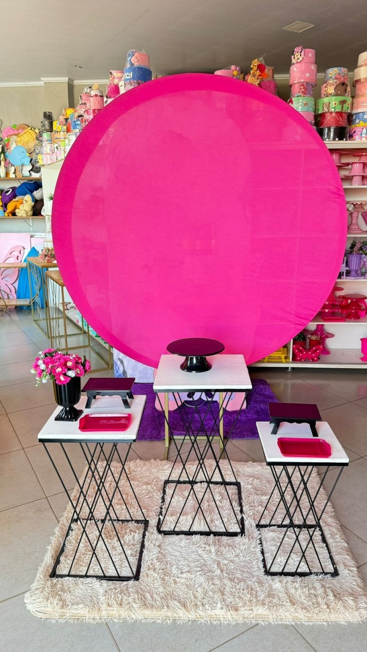 Pink + Trançada Preta - suh pegue monte 