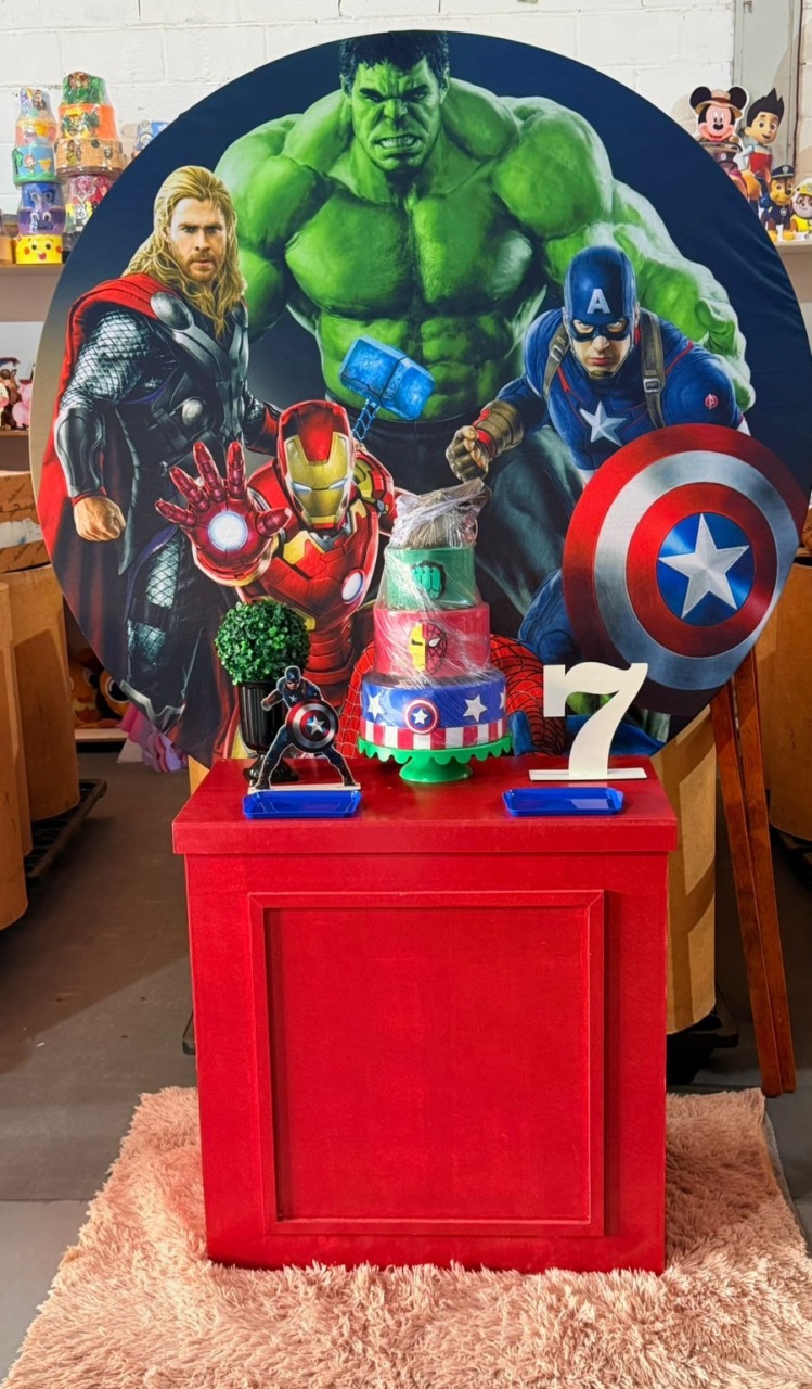 Vingadores 4+ Bomber Vermelho  - suh pegue monte 