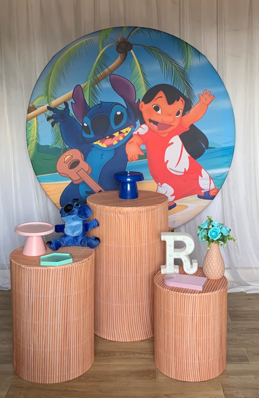 Kit Prata Lilo & Stitch - AMORETTO LOCAÇÕES