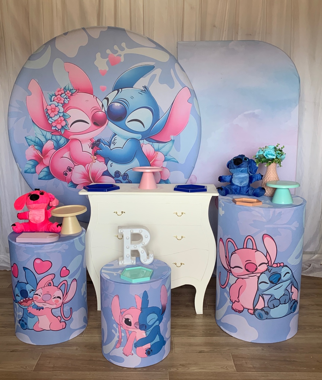 Kit Diamante Stitch E Angel 1 - AMORETTO LOCAÇÕES