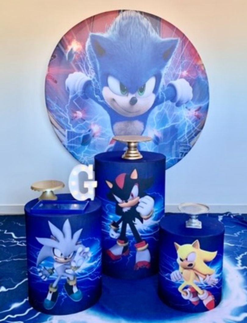 Kit Prata Sonic 2 - AMORETTO LOCAÇÕES