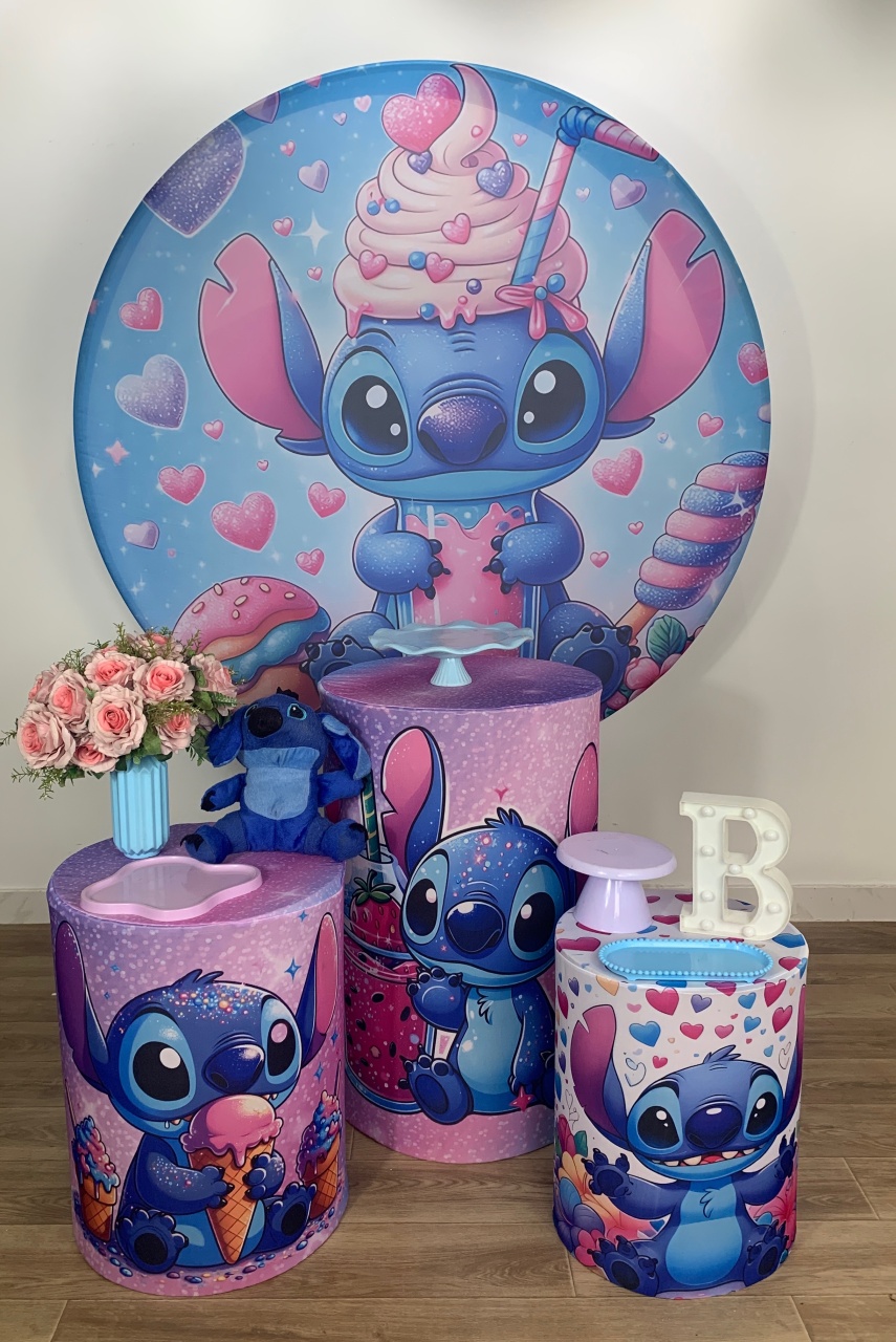 Kit Prata Stitch 2 - AMORETTO LOCAÇÕES
