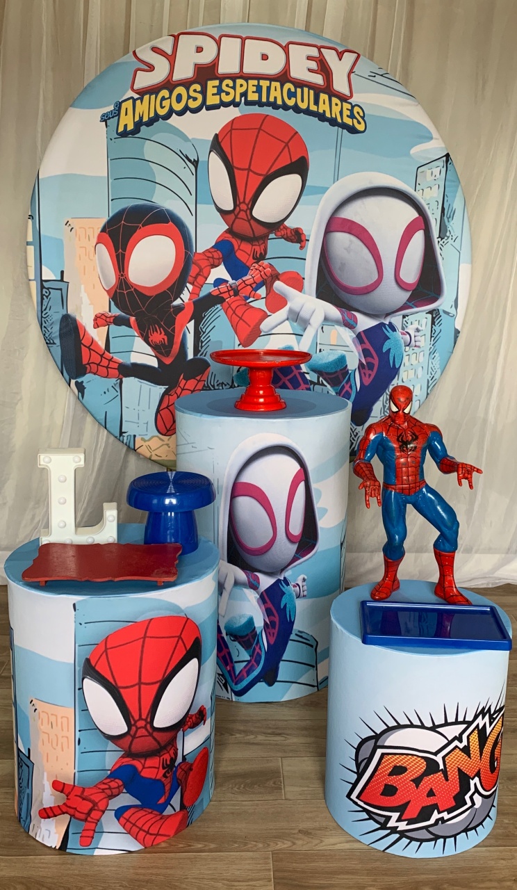 Kit Prata Spidey E Amigos 2  - AMORETTO LOCAÇÕES