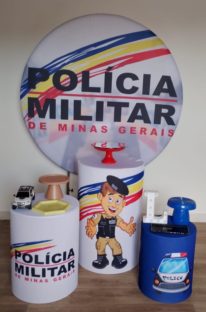 Kit Prata Policia Militar - AMORETTO LOCAÇÕES