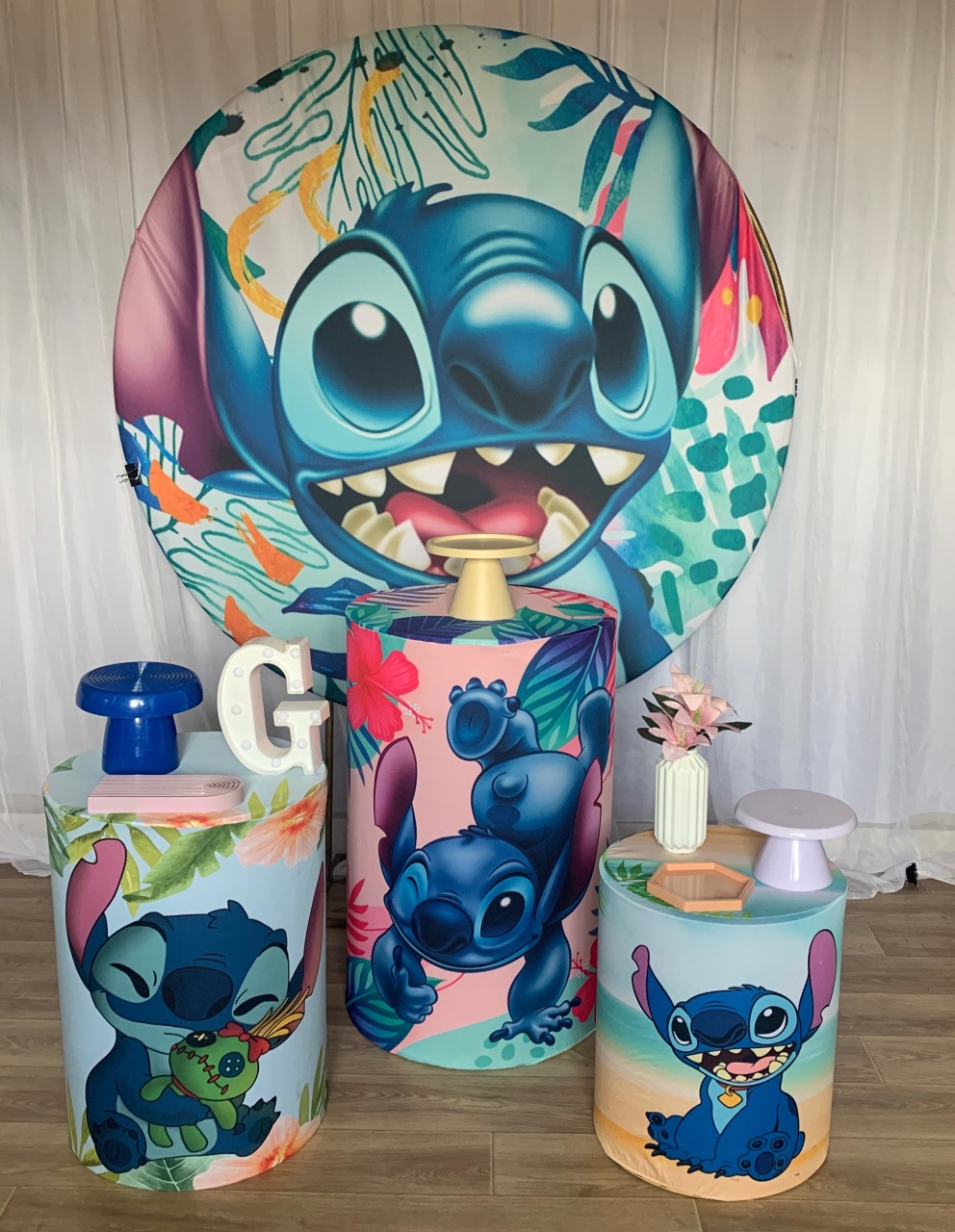 Kit Prata Stitch - AMORETTO LOCAÇÕES