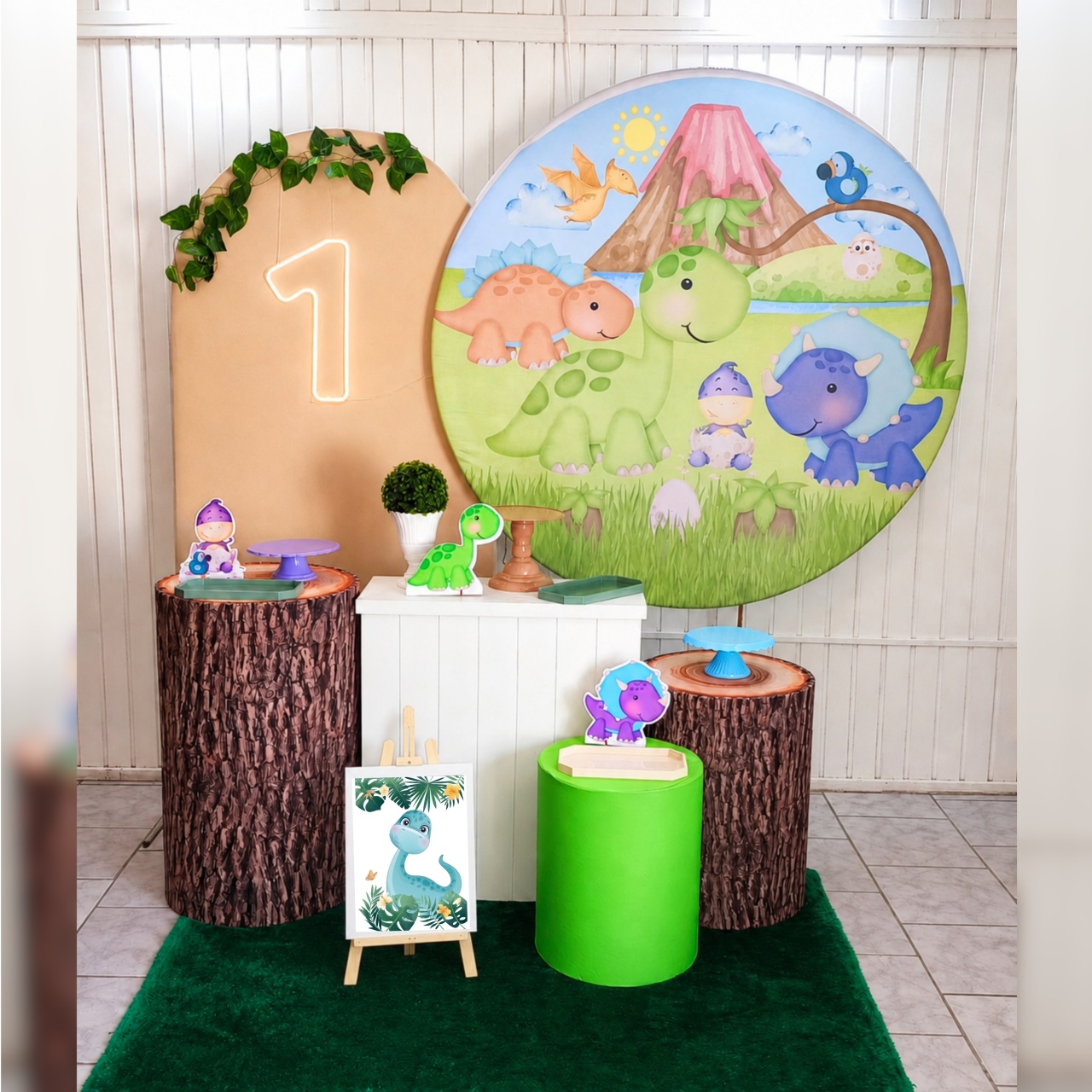 Kit Diamante Dino Baby - Malufestafacil