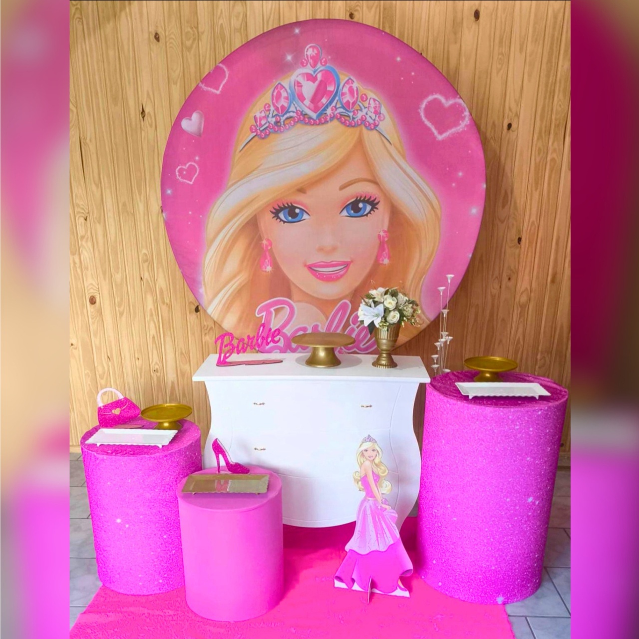 Kit Ouro Barbie  - Malufestafacil