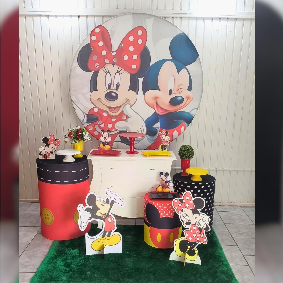 Kit Ouro Minie E Michey - Malufestafacil