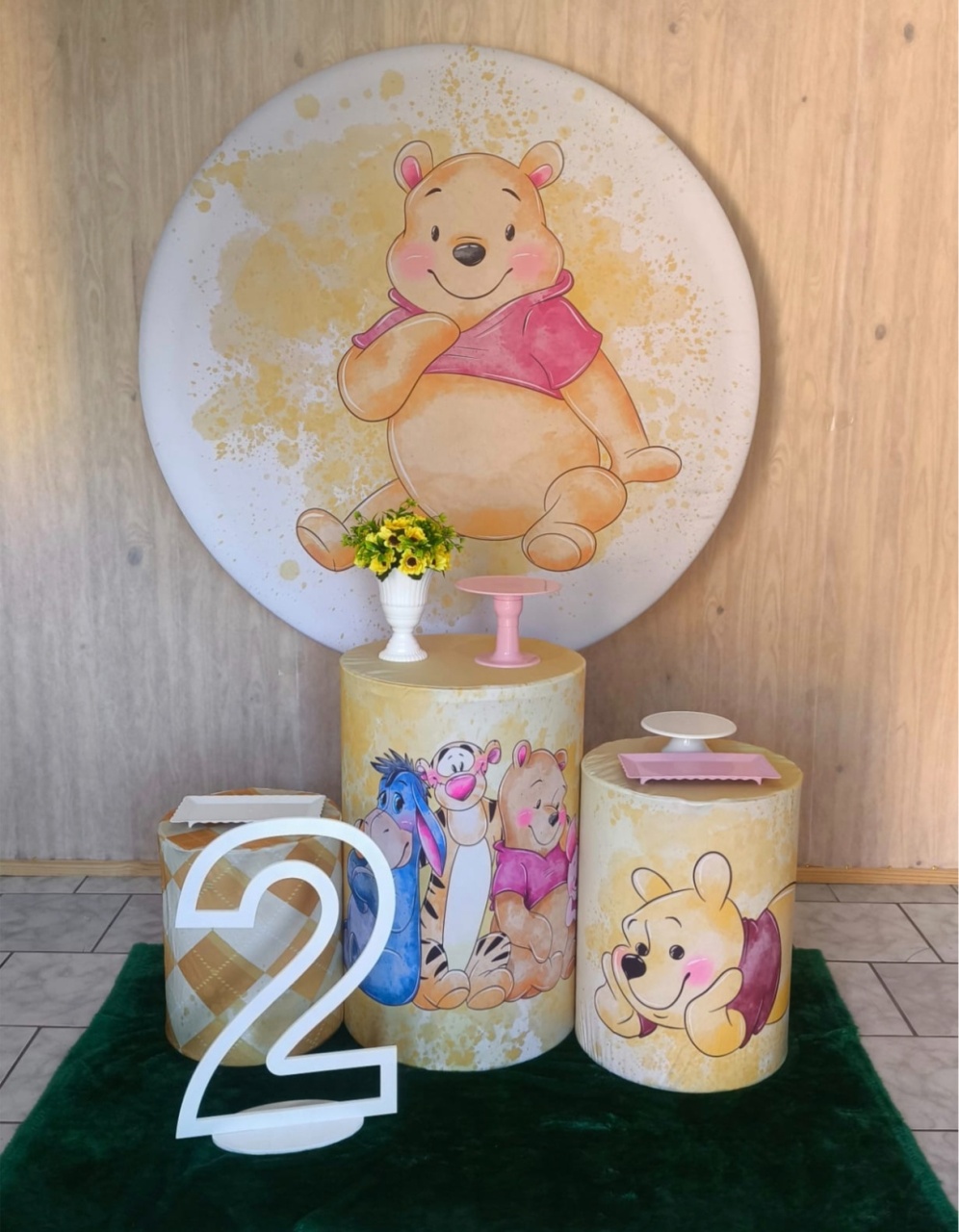 Kit Prata Urso Pooh - Malufestafacil