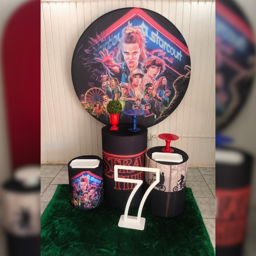 Kit Prata  Strangers Things - Malufestafacil