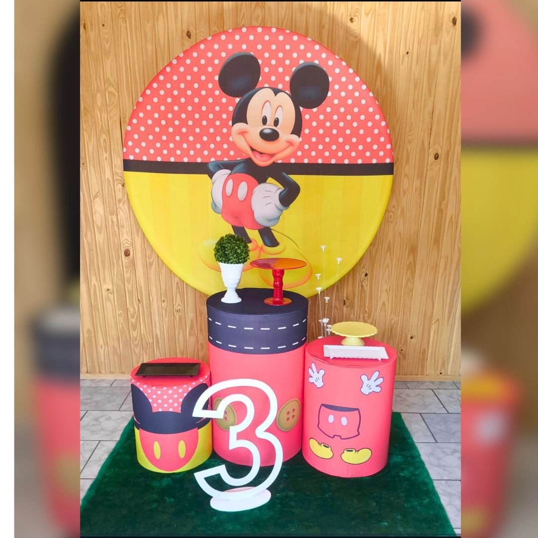 Kit Prata Mickey  - Malufestafacil