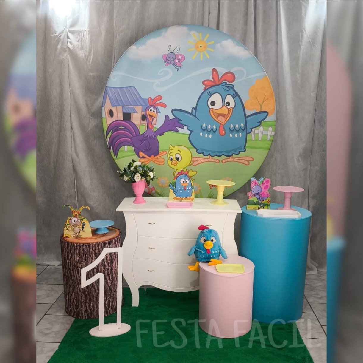 Kit Ouro Galinha Pintadinha  - Malufestafacil