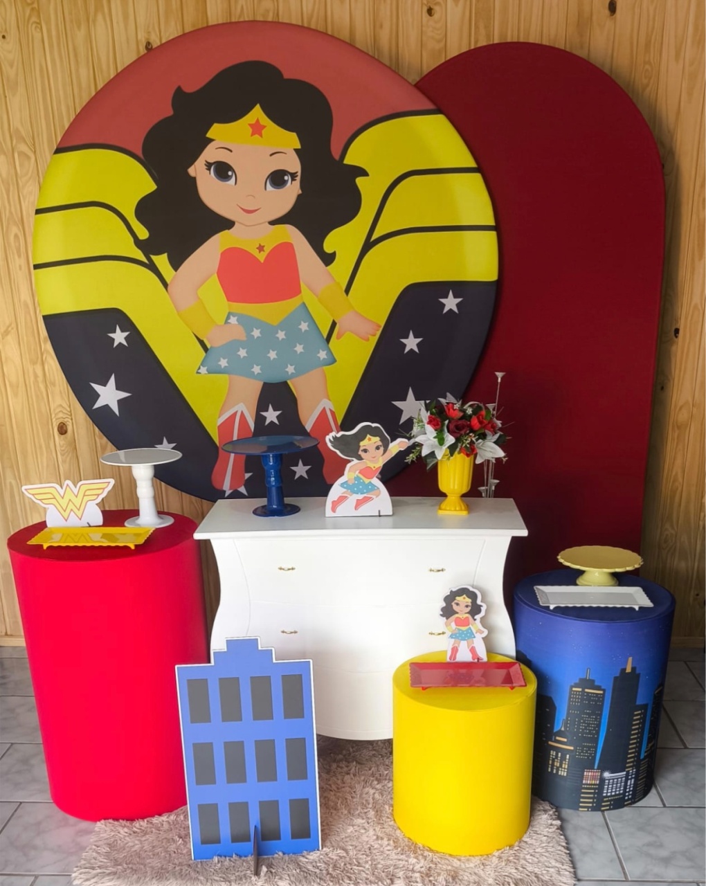 Kit Diamante Mulher Maravilha - Malufestafacil