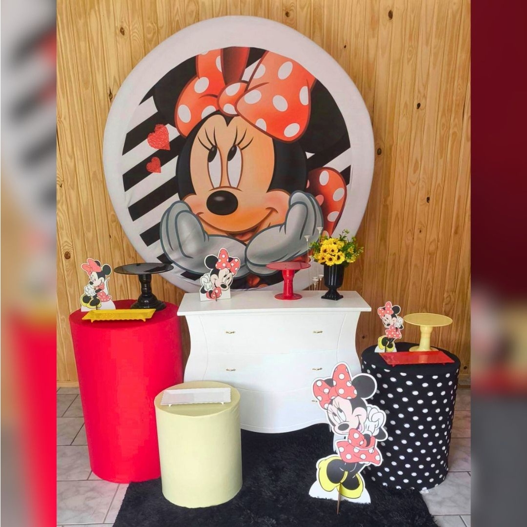 Kit Ouro Minnie Vermelha - Malufestafacil