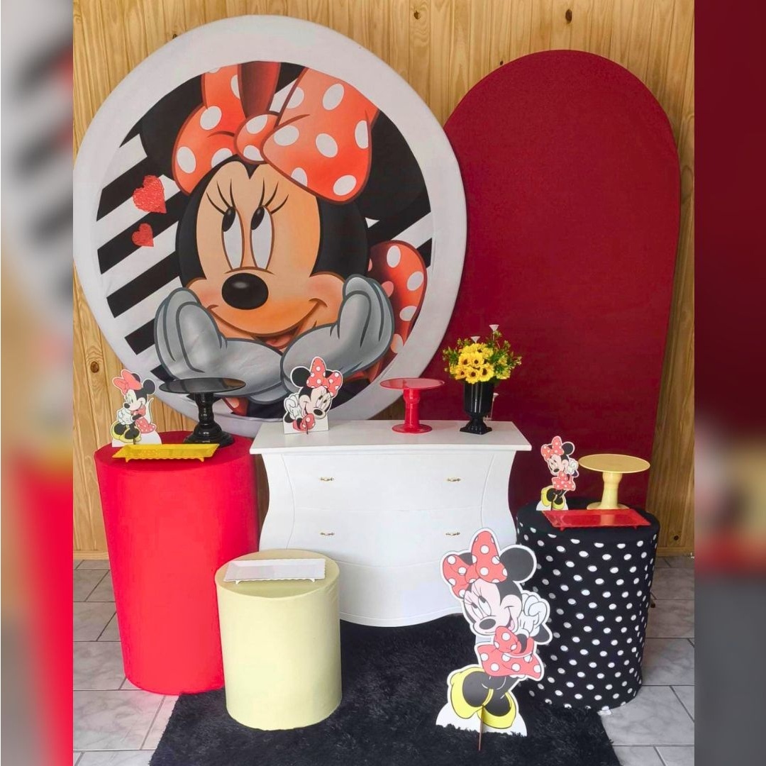 Kit Diamante Minnie Vermelha - Malufestafacil
