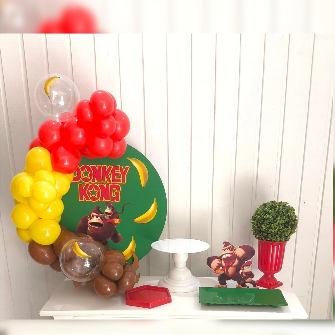 Mini Kit de Mesa Donkey Kong - Malufestafacil