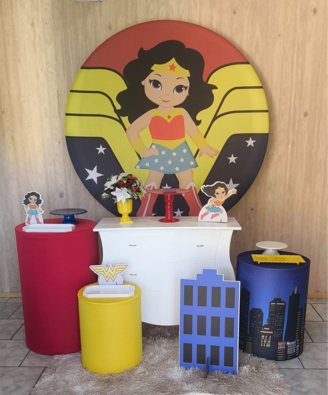 Kit Ouro Mulher Maravilha - Malufestafacil