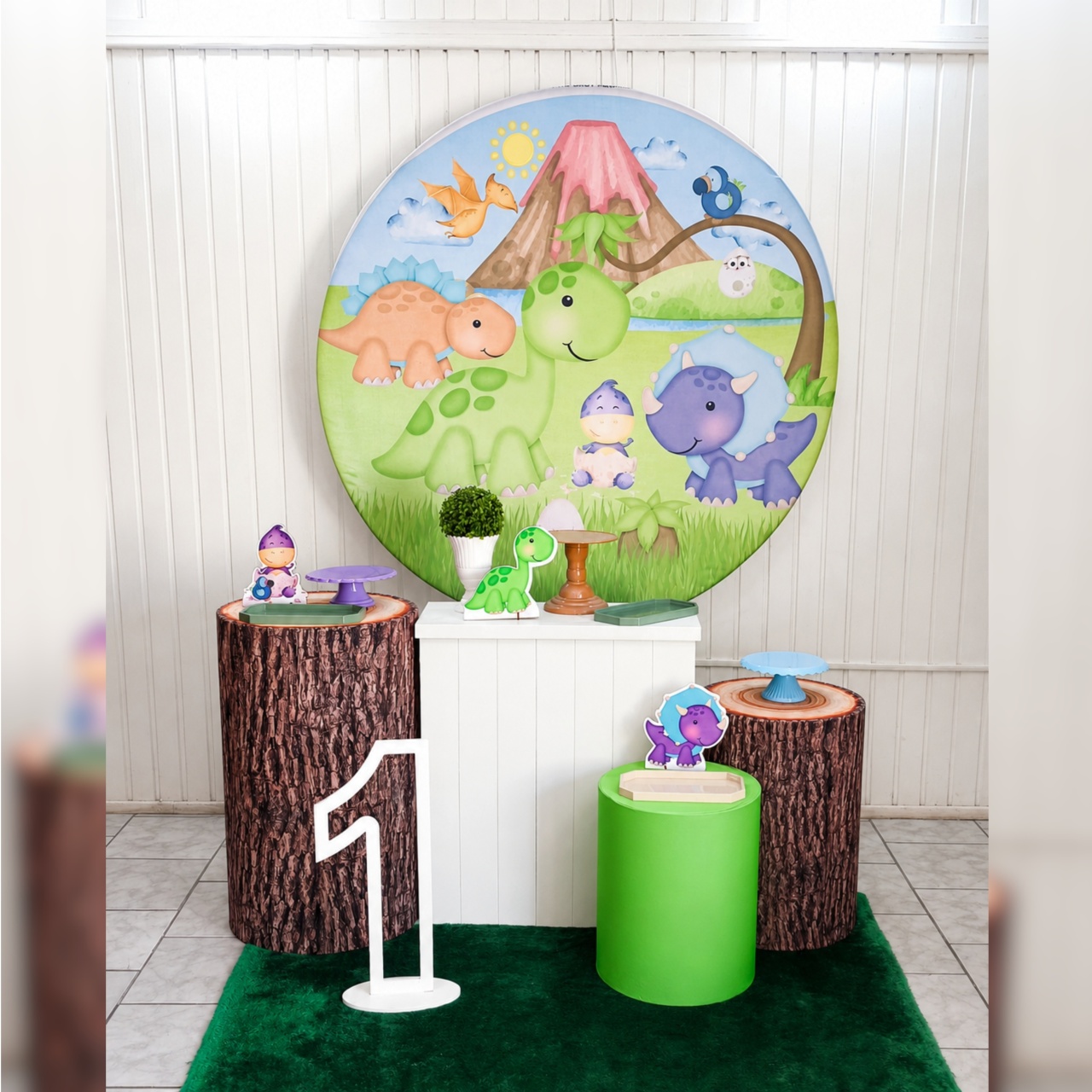 Kit Ouro Dino Baby - Malufestafacil