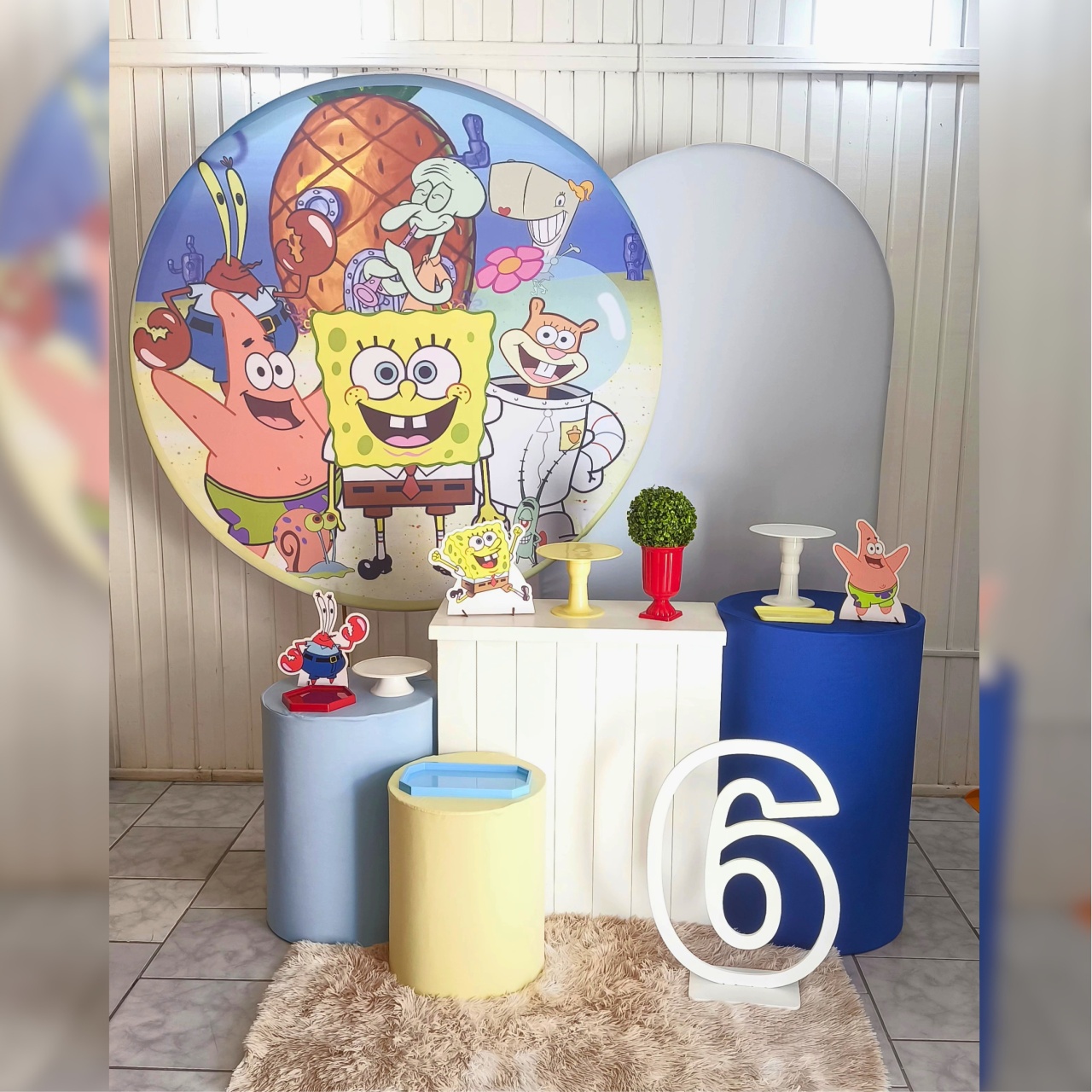 Kit Diamante Bob Esponja   - Malufestafacil