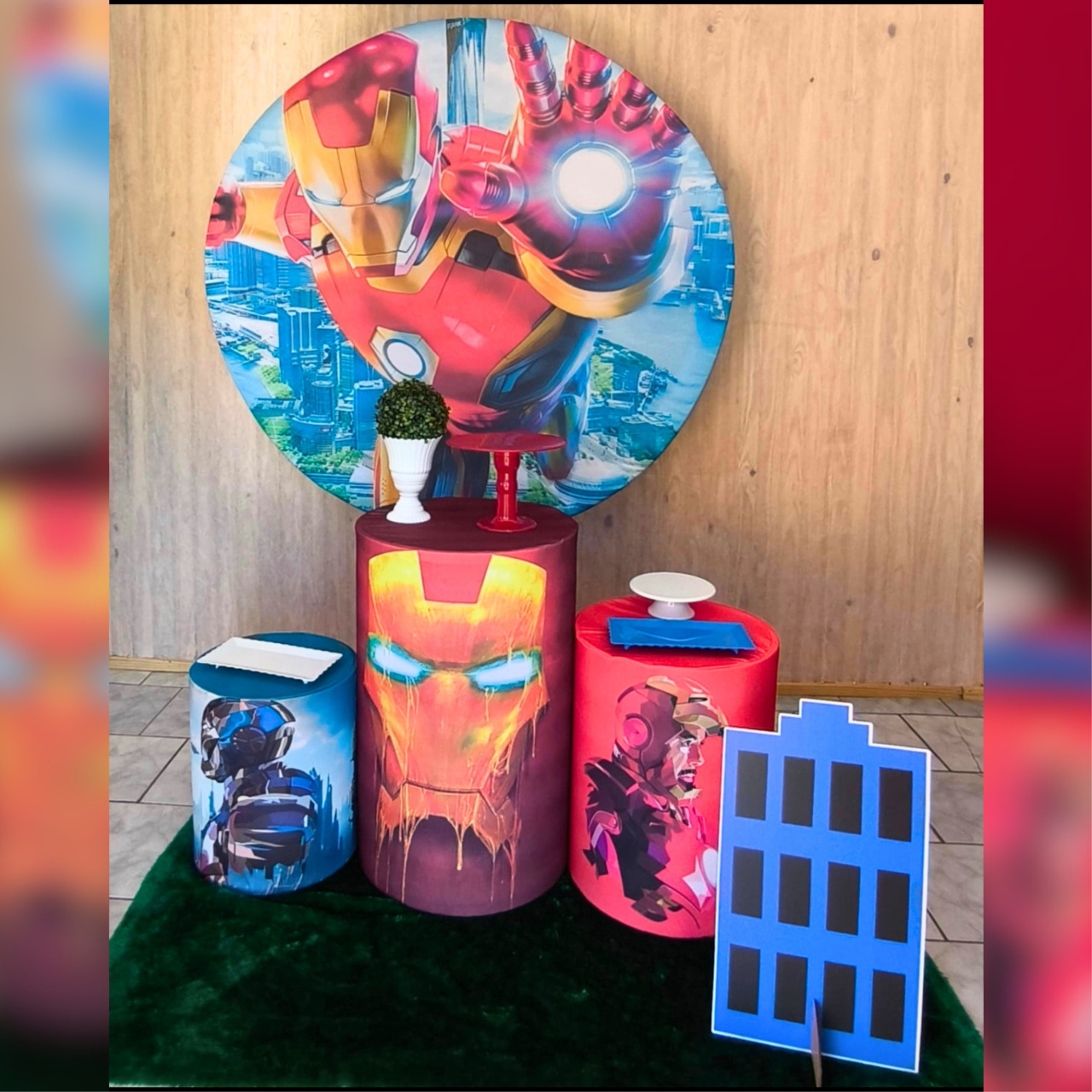 Kit Prata Homem de Ferro  - Malufestafacil