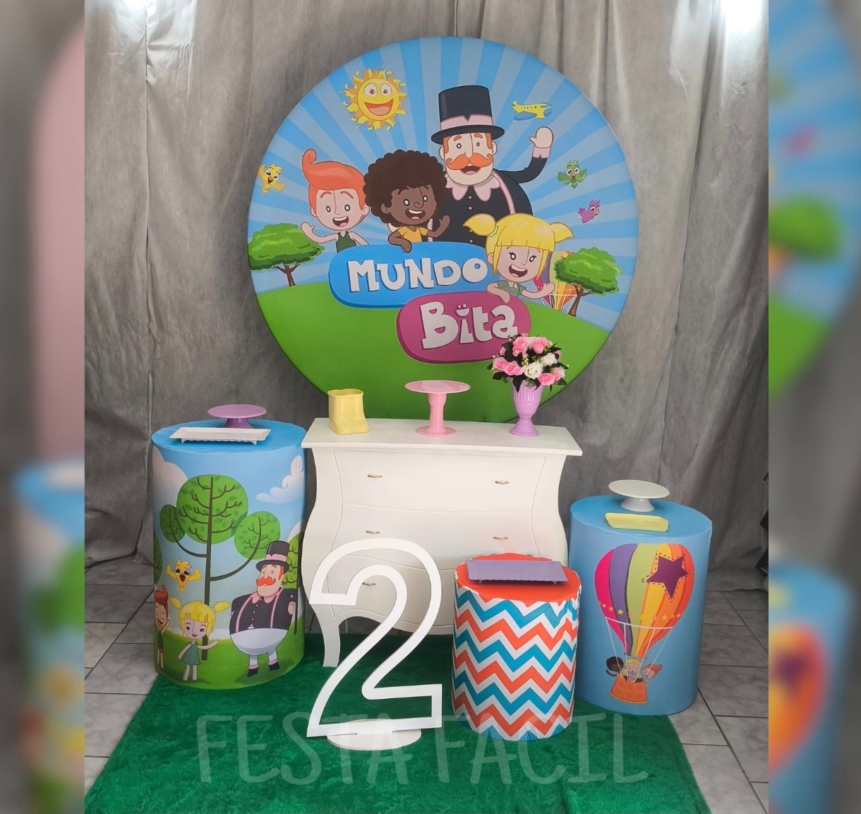 Kit Ouro Mundo Bita  - Malufestafacil