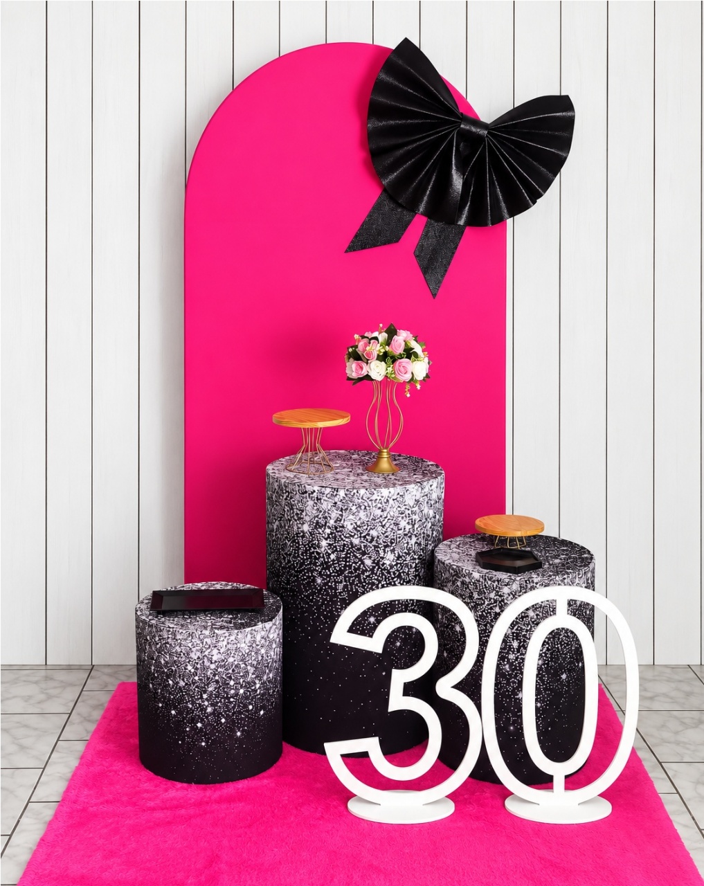 Kit Criare Pink C/ Preto - Malufestafacil