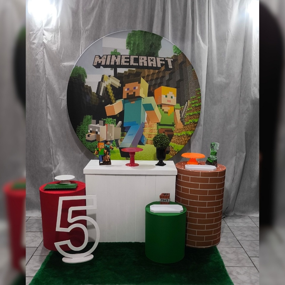 Kit Ouro Minecraft  - Malufestafacil