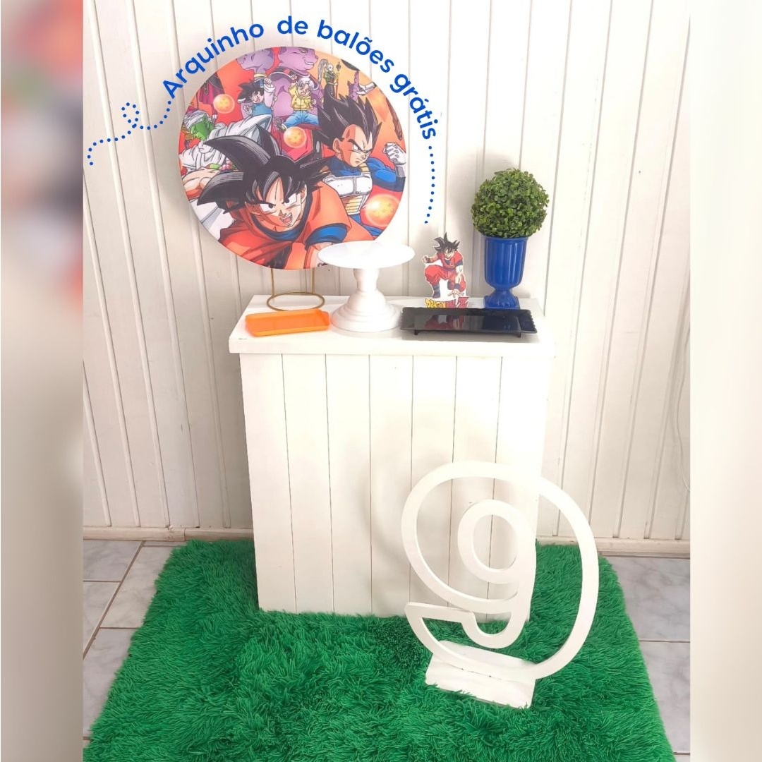 Mini Kit C/ Mesa Dragon Ball - Malufestafacil