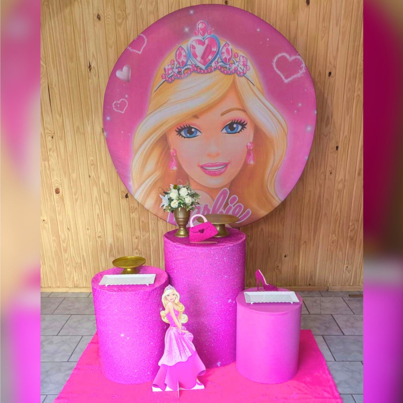 Kit Prata Barbie  - Malufestafacil
