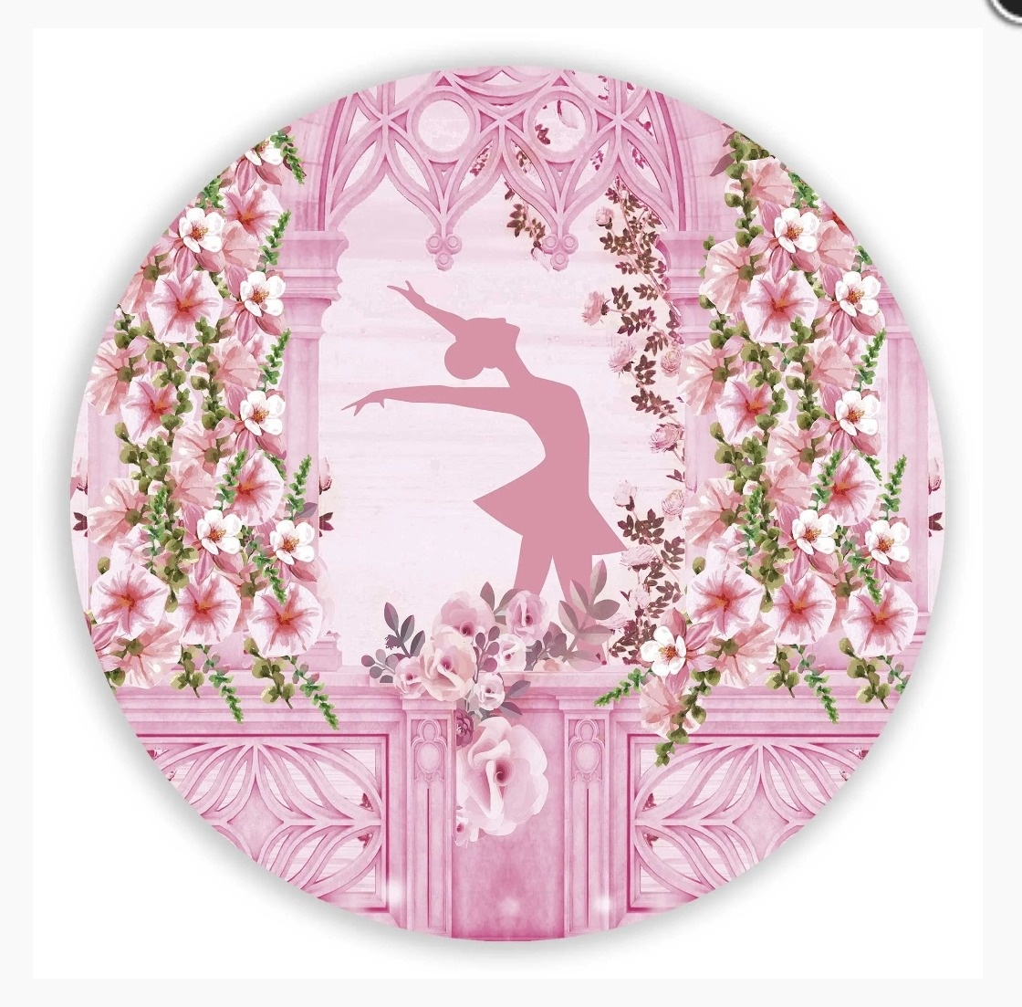 Capa de Painel Redondo Bailarina  - Malufestafacil