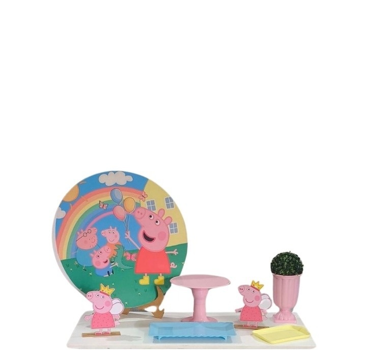 Kit de Mesa Peppa Pig  - Malufestafacil