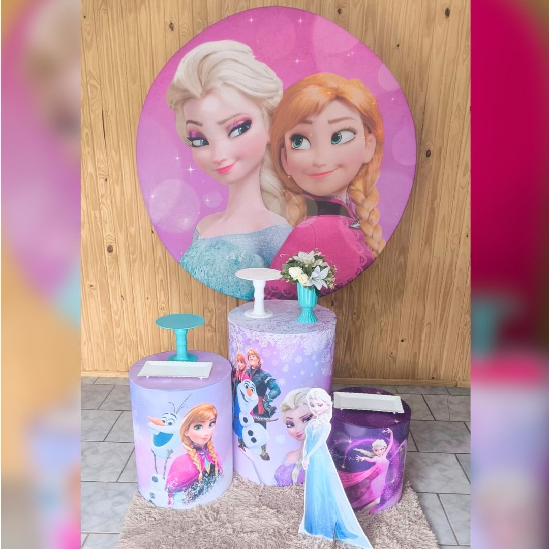 Kit Prata Frozen - Malufestafacil
