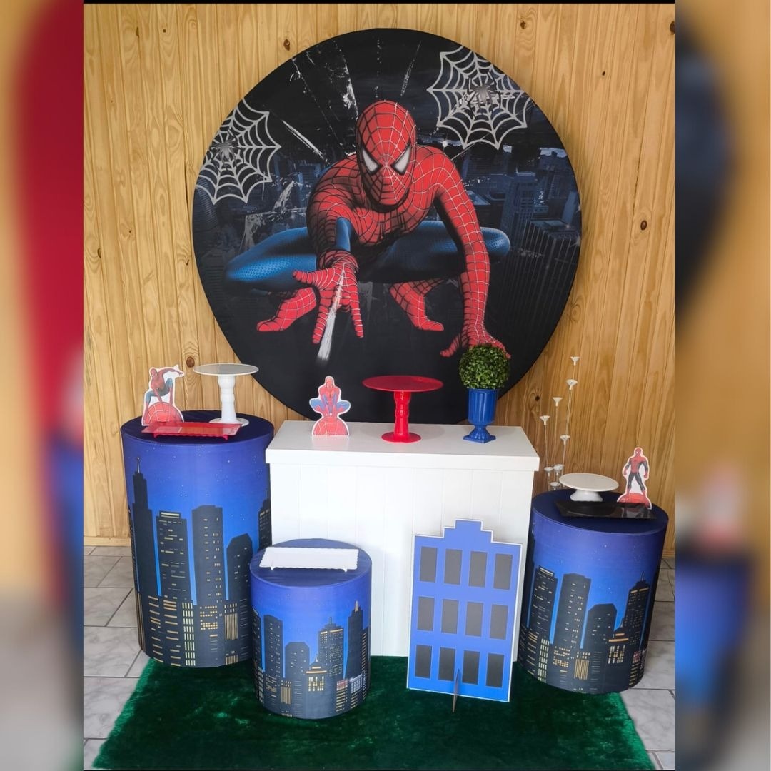 Kit  Ouro Homem Aranha   - Malufestafacil