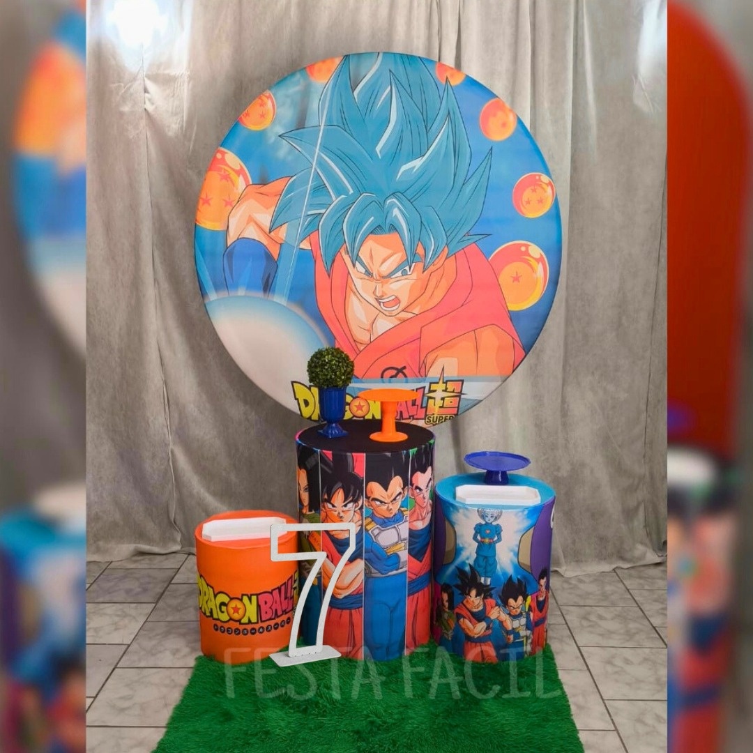 Kit Prata  Dragon Ball  - Malufestafacil