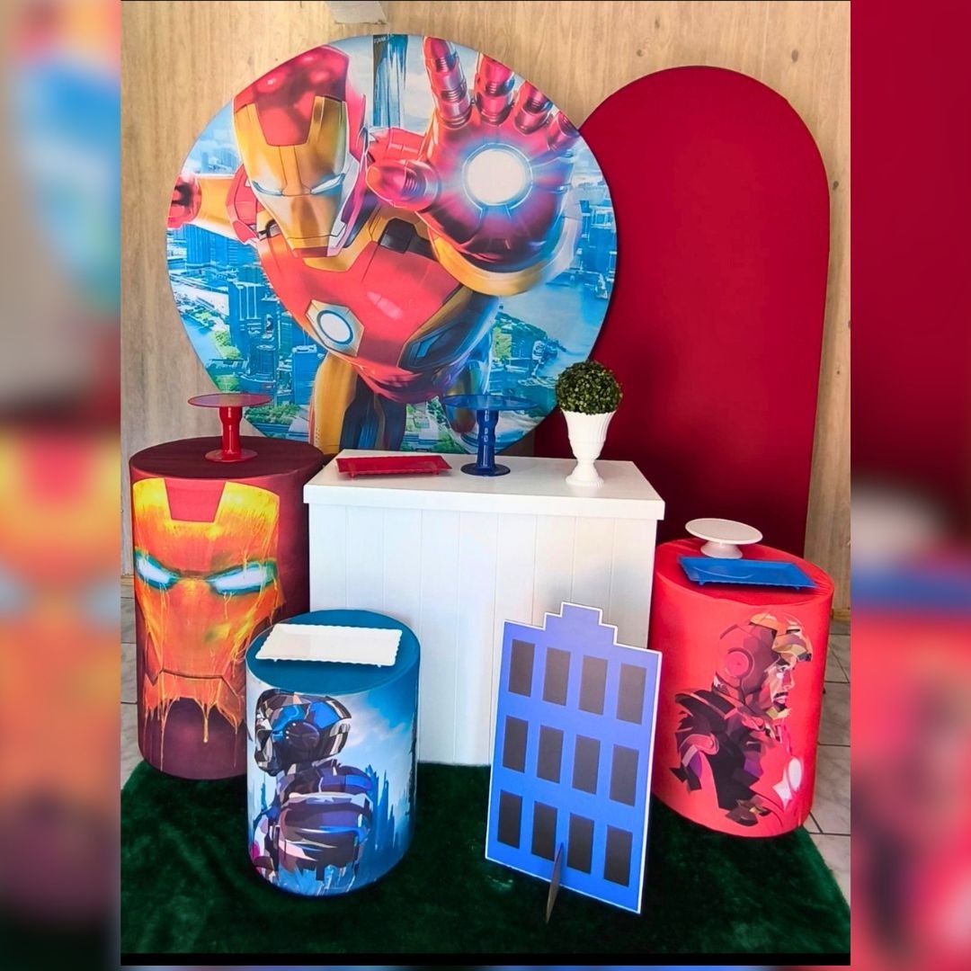Kit Diamante Homem de Ferro   - Malufestafacil