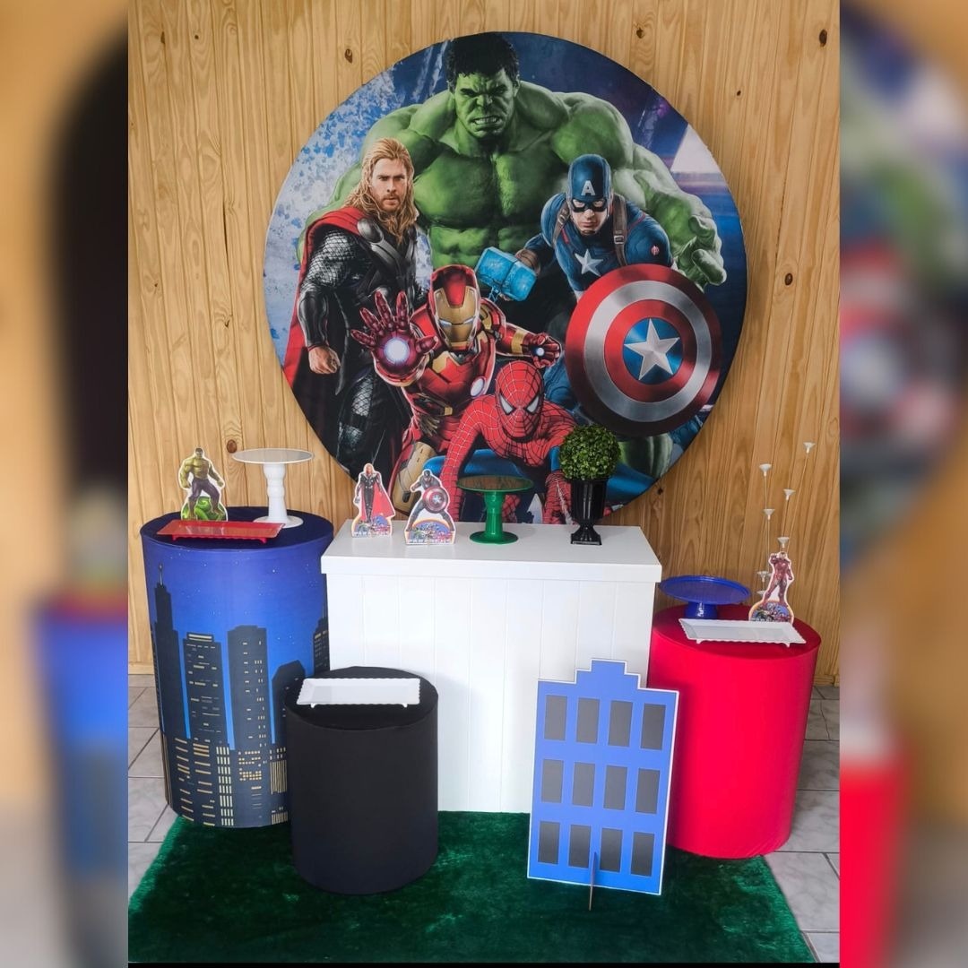 Kit Ouro Vingadores   - Malufestafacil