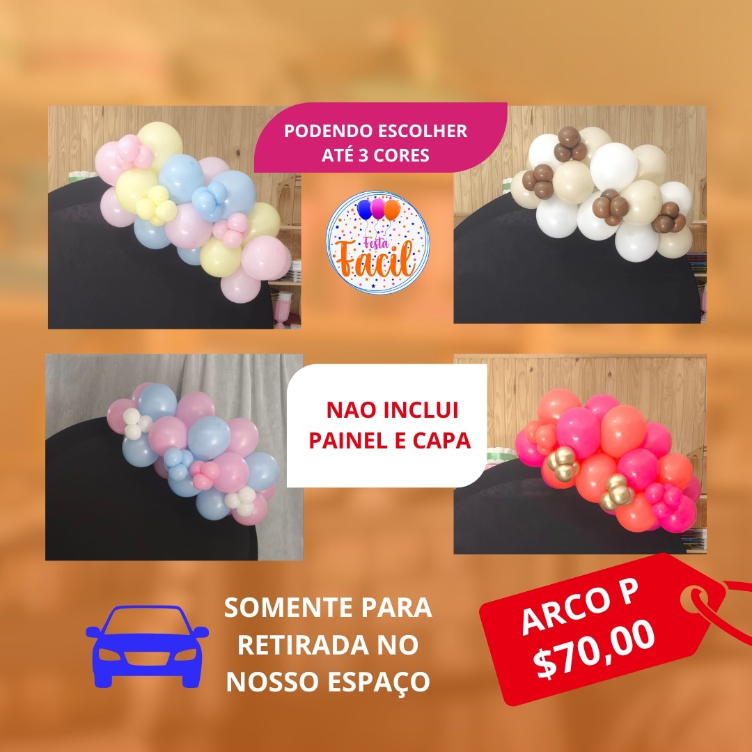 Arco de Balões P - Malufestafacil