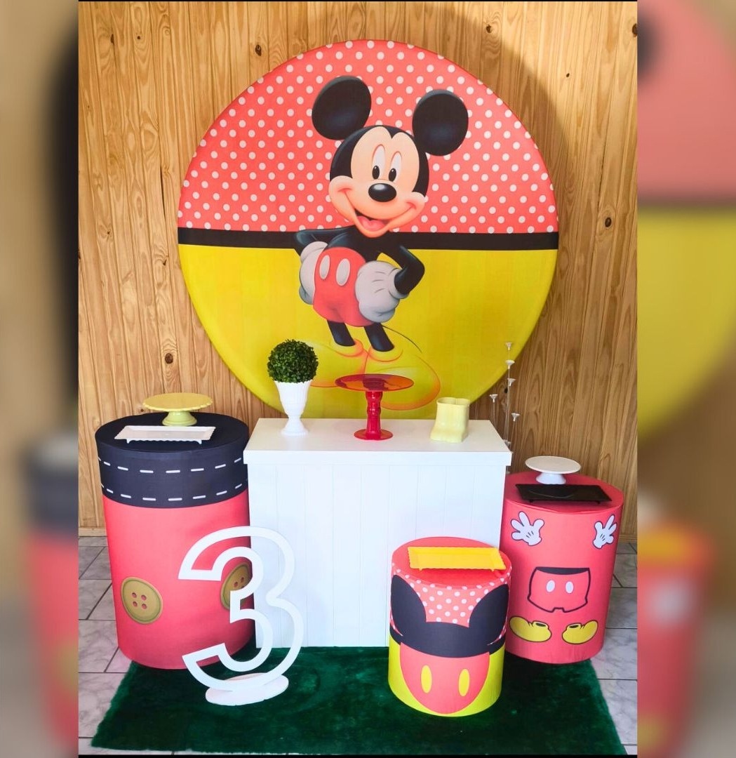 Kit Ouro Mickey   - Malufestafacil