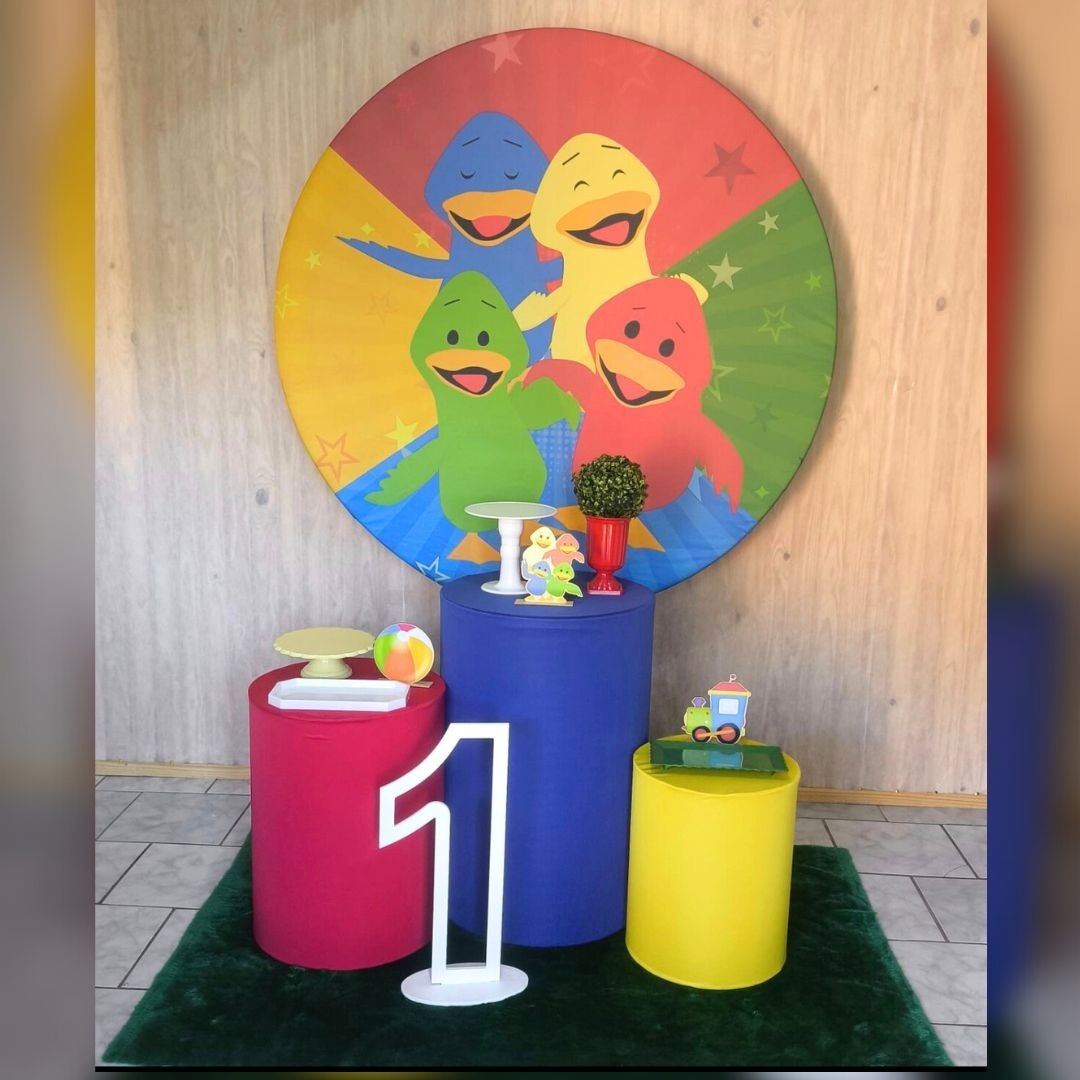 Kit Prata Patinho Colorido  - Malufestafacil