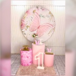 Kit Prata Borboleta Rosa - imagem 2