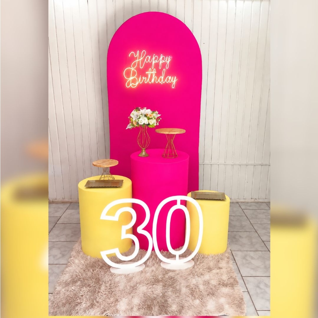 Kit Criare Pink C/ Amarelo - Malufestafacil