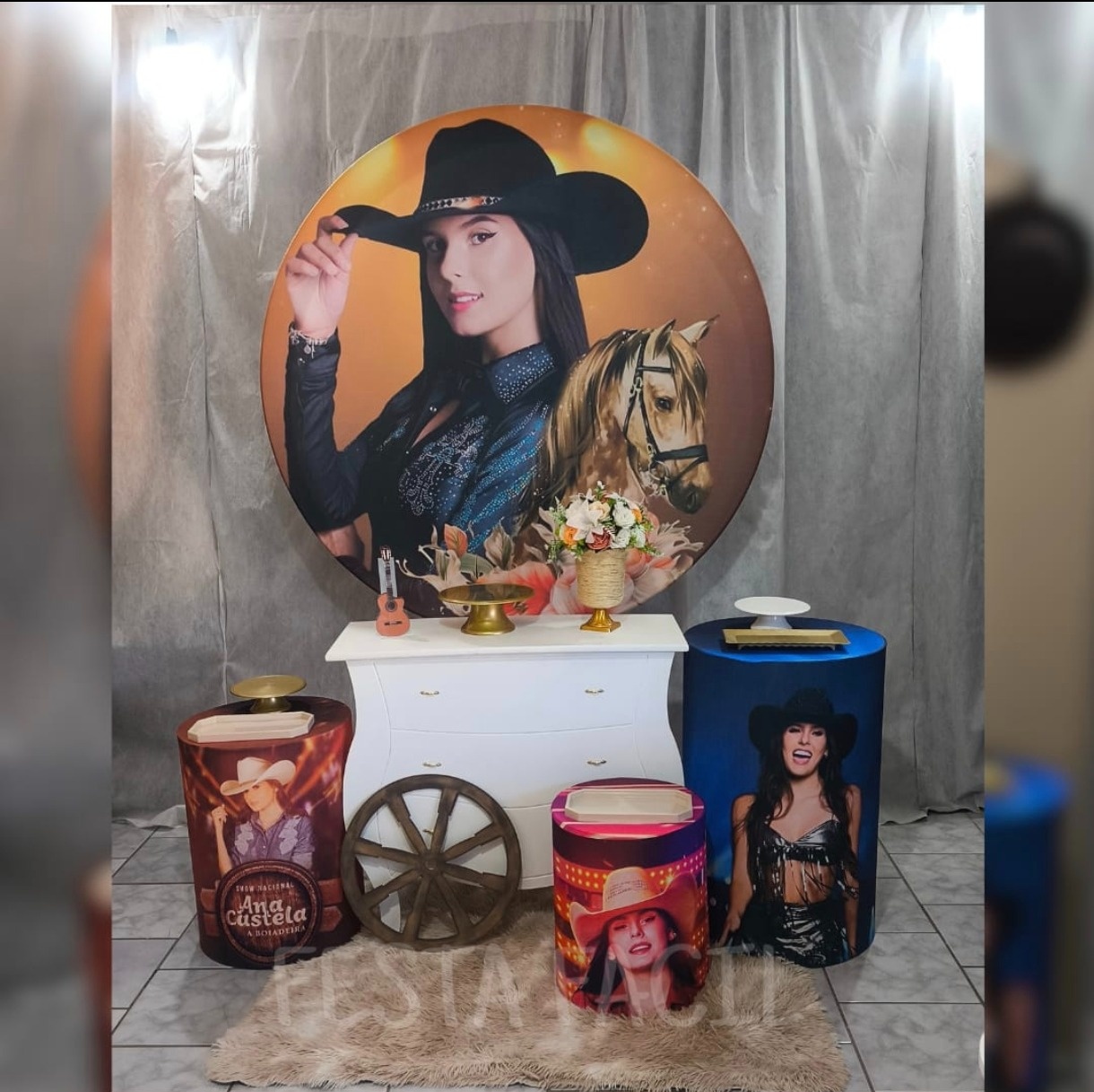 Kit Ouro Ana Castela   - Malufestafacil